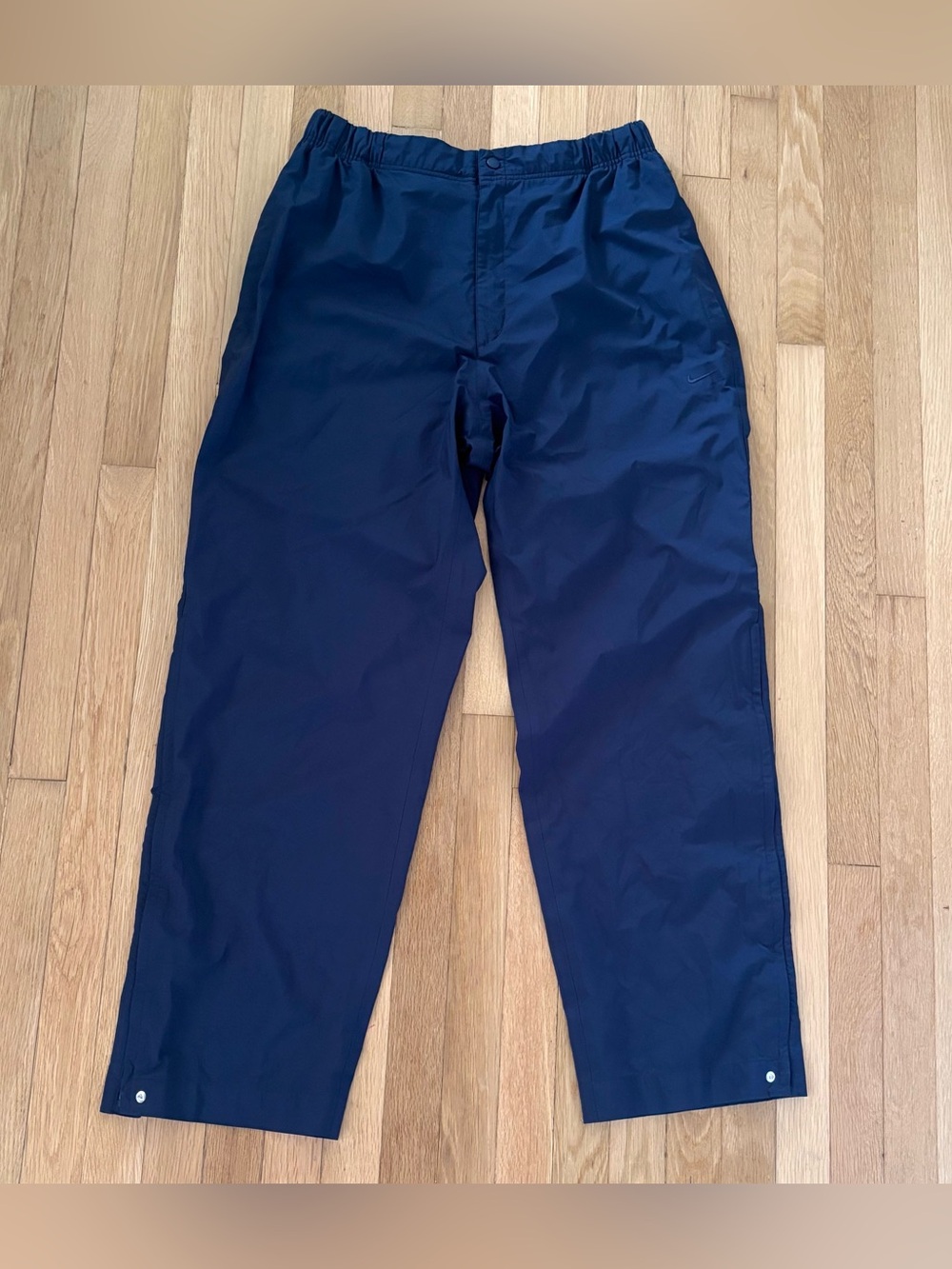 Vintage Nike Storm Fit Golf Pants 90s Mens XL Navy Blue Windbreaker Shield Y2K
